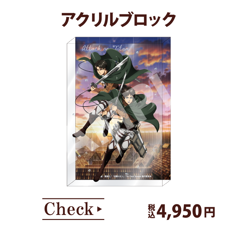アクリルブロック 税込4,950円