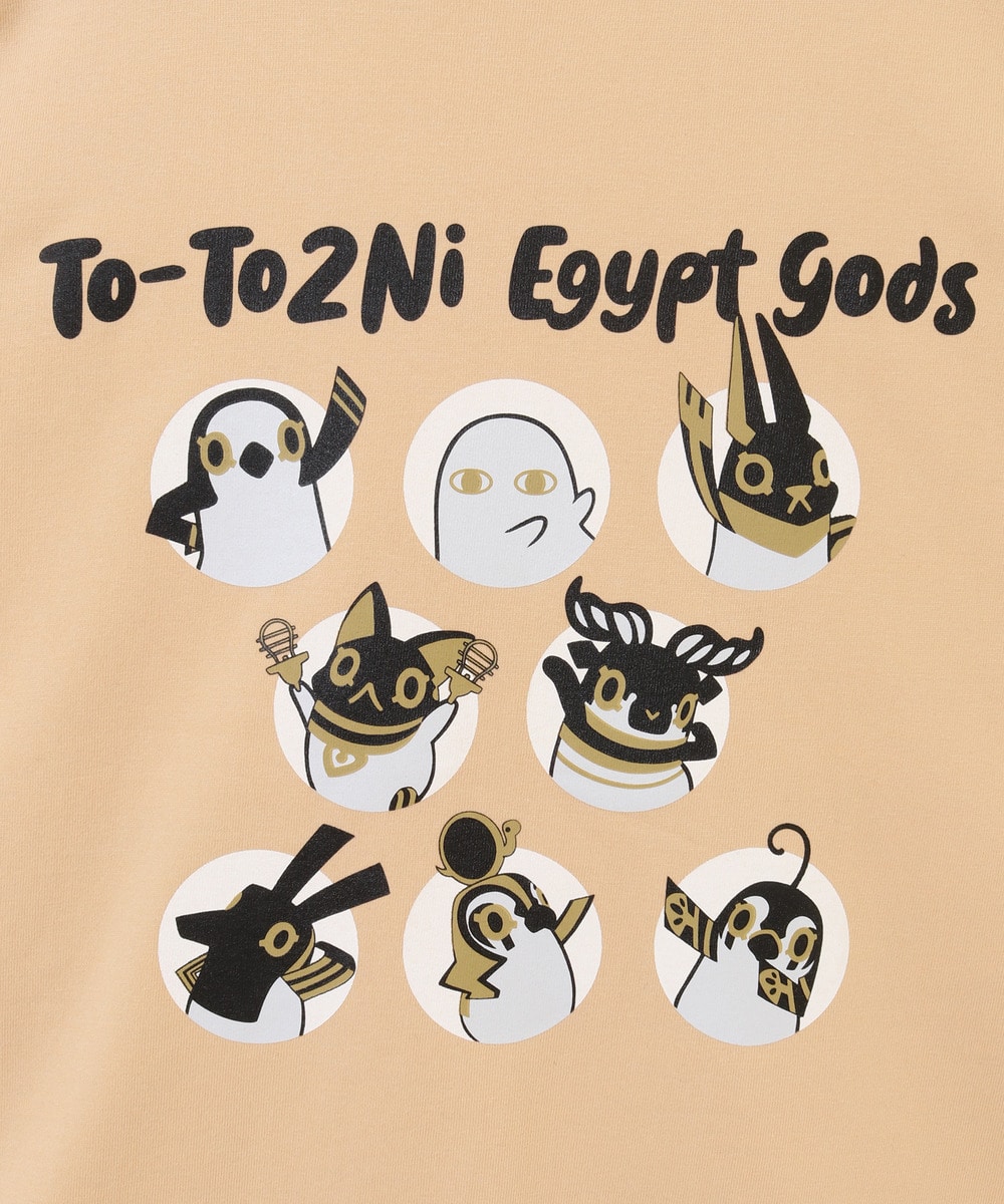 とーとつにエジプト神_HICUL（ハイカル）プリントTシャツ_TTEG8 詳細画像