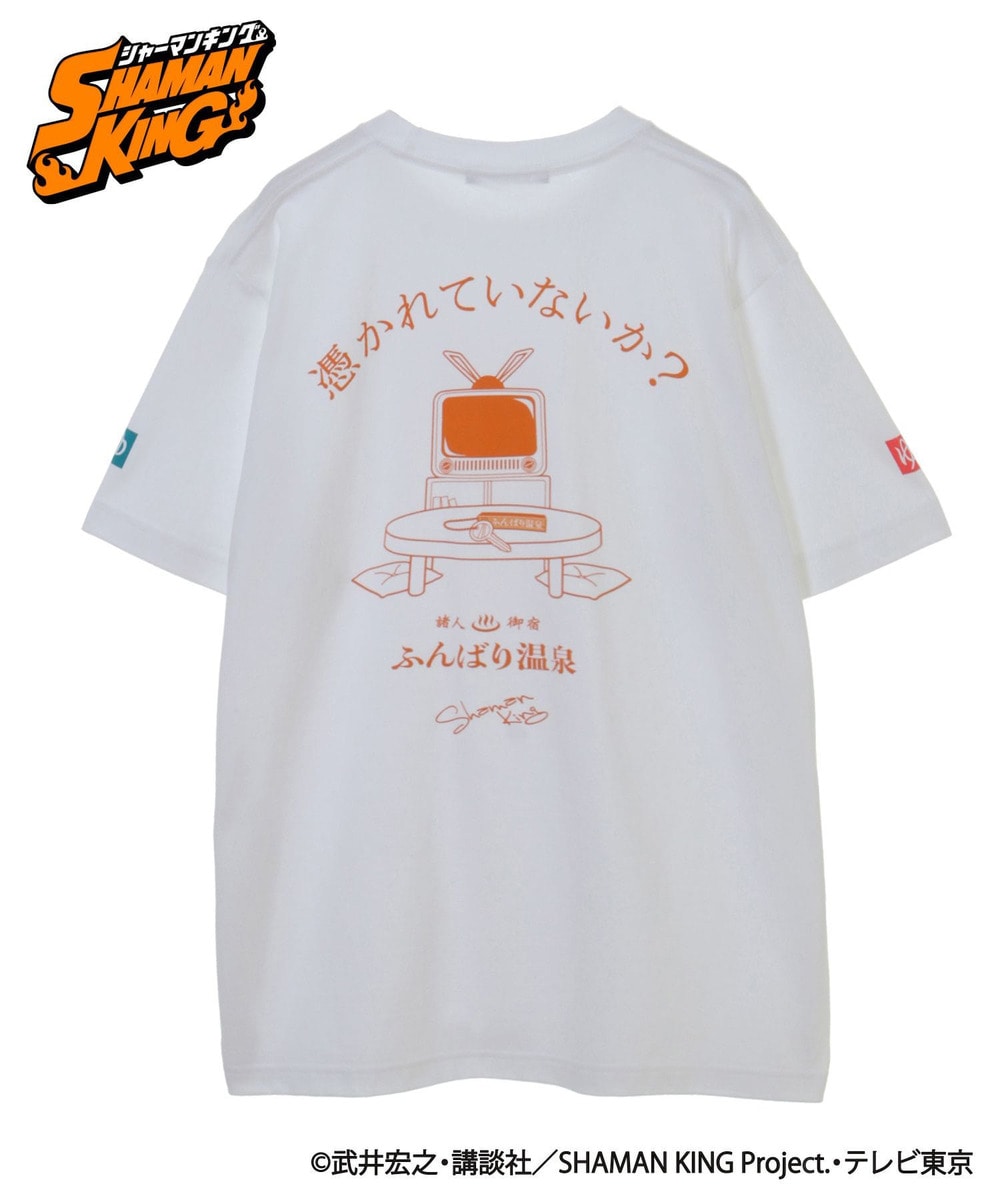 SHAMAN KING（シャーマンキング）_HICUL（ハイカル）オリジナルグラフィックTシャツ_ふんばり温泉 詳細画像 WHITE 1