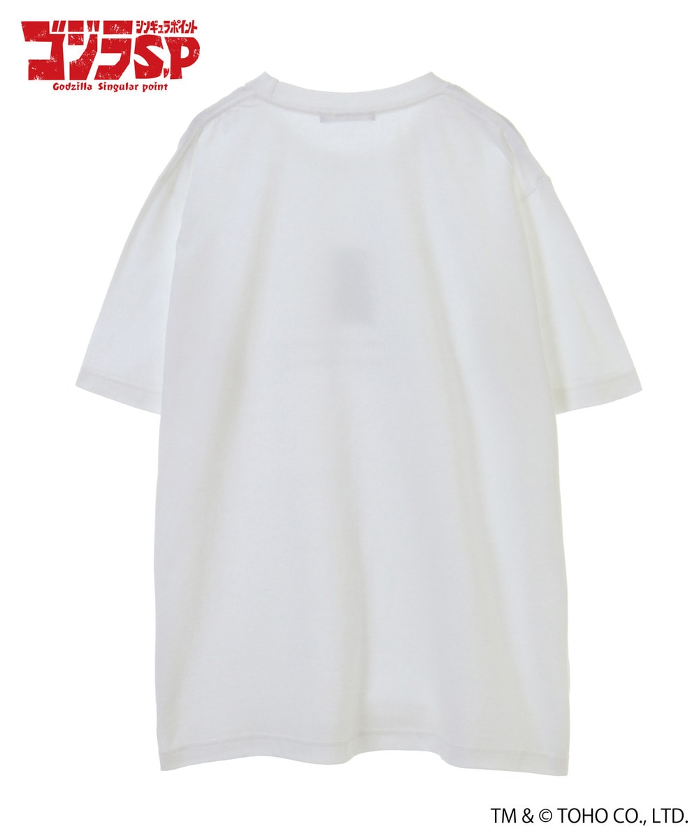 『ゴジラ S.P＜シンギュラポイント＞』_HICUL（ハイカル）オリジナルグラフィックTシャツ_ナラタケ 詳細画像 WHITE 2