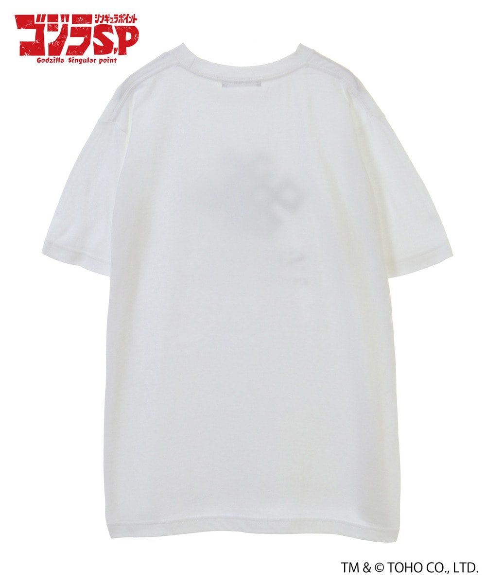 『ゴジラ S.P＜シンギュラポイント＞』_HICUL（ハイカル）オリジナルグラフィックTシャツ_SHIVA. 詳細画像 WHITE 2
