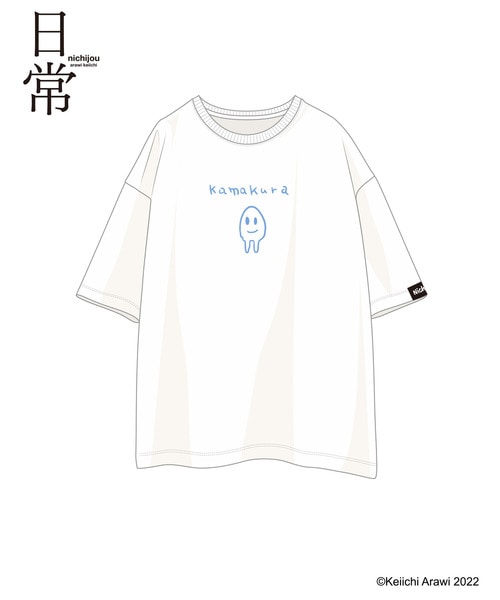 「日常」HICUL（ハイカル）オリジナル_ワンポイント刺繍Tシャツ（KAMAKURA）