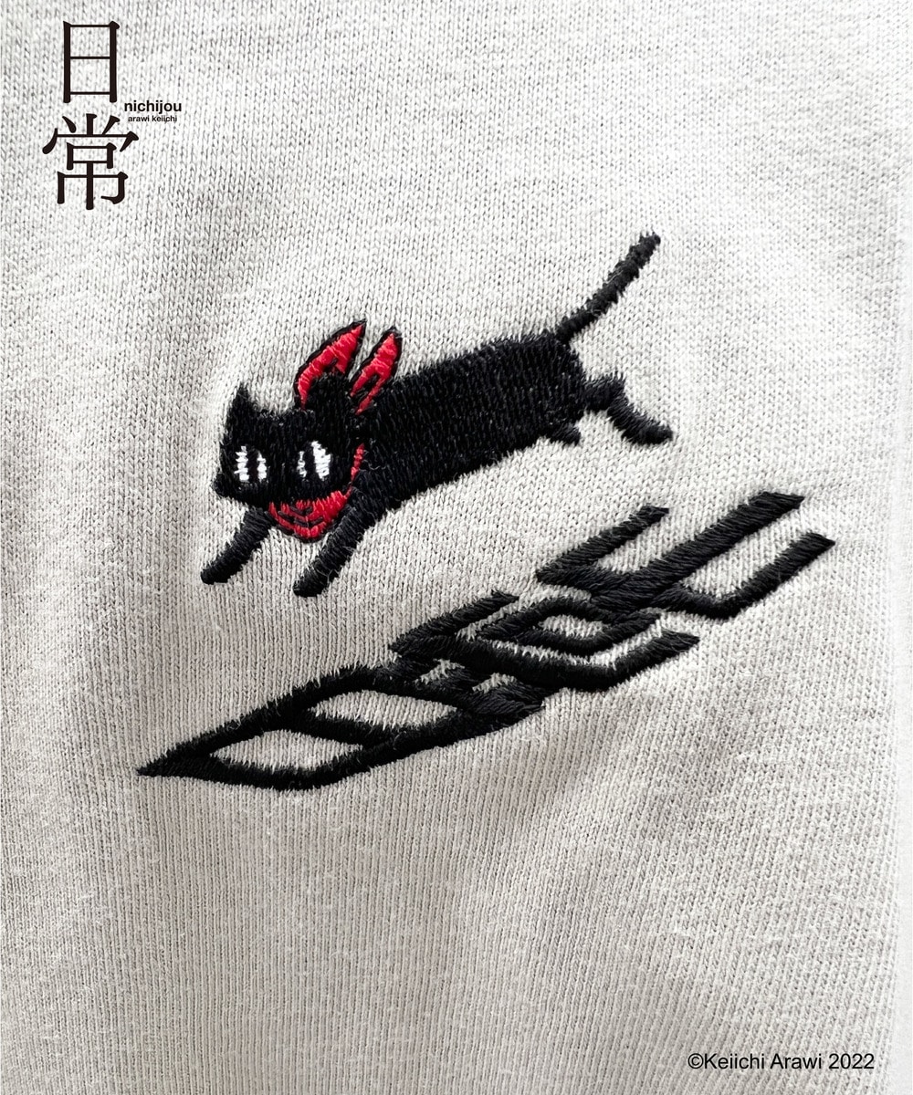 「日常」HICUL（ハイカル）オリジナル_刺繍デザインTシャツ（阪本さん） 詳細画像