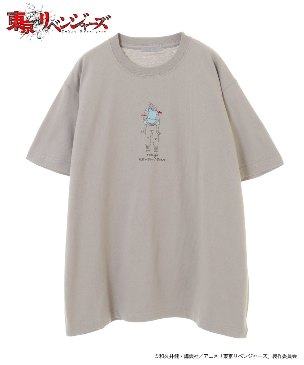 東京リベンジャーズ_HICUL（ハイカル）オリジナルグラフィックTシャツ_マイキー・ドラケン 詳細画像 L.GRAY 1