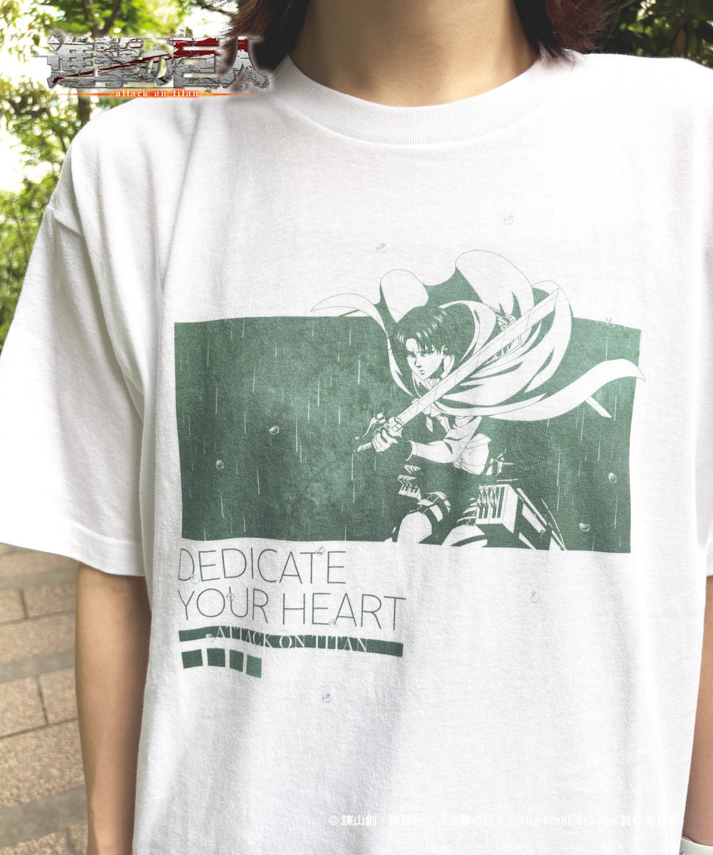  TVアニメ『進撃の巨人』Tシャツ_リヴァイ 詳細画像 - 6