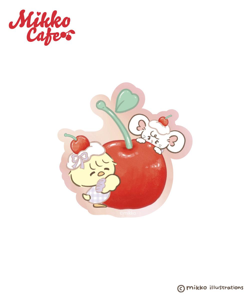 【Mikko cafe】オーロラステッカー_パフ&チュー 詳細画像 - 1