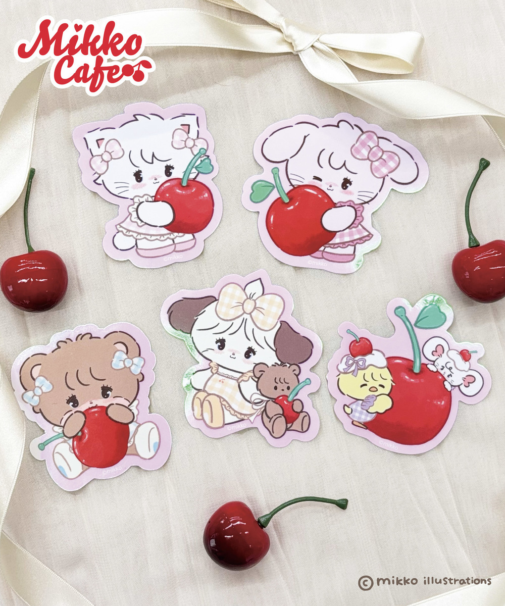 【Mikko cafe】オーロラステッカー_パフ&チュー 詳細画像 - 2