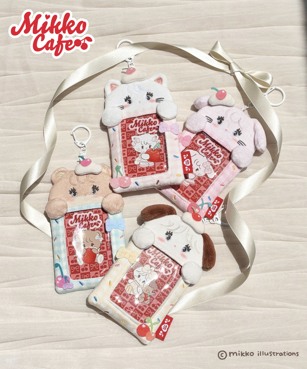 【Mikko cafe】ぬいぐるみカードケース_キャミ― 詳細画像 - 2
