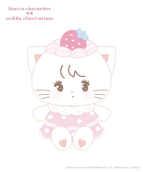 『mikko illustrations × sanrio characters』ぬいぐるみ_ムース