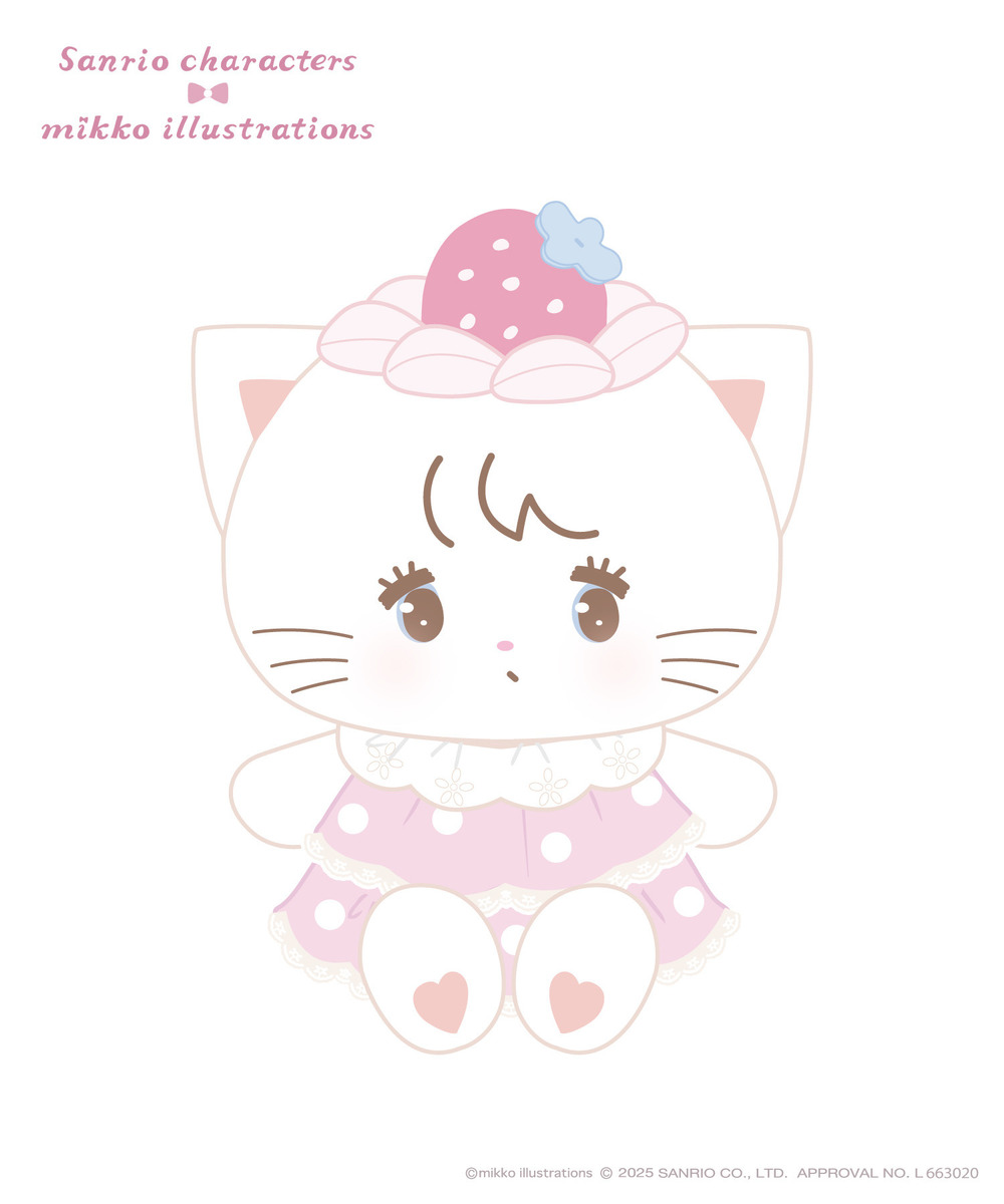 『mikko illustrations × sanrio characters』ぬいぐるみ_ムース 詳細画像 - 1