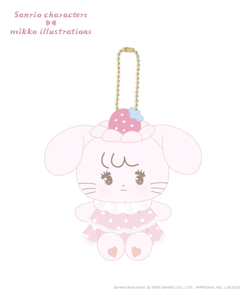 『mikko illustrations × sanrio characters 』ぬいぐるみキーホルダー_キャミー【二次受注】 詳細画像 - 1