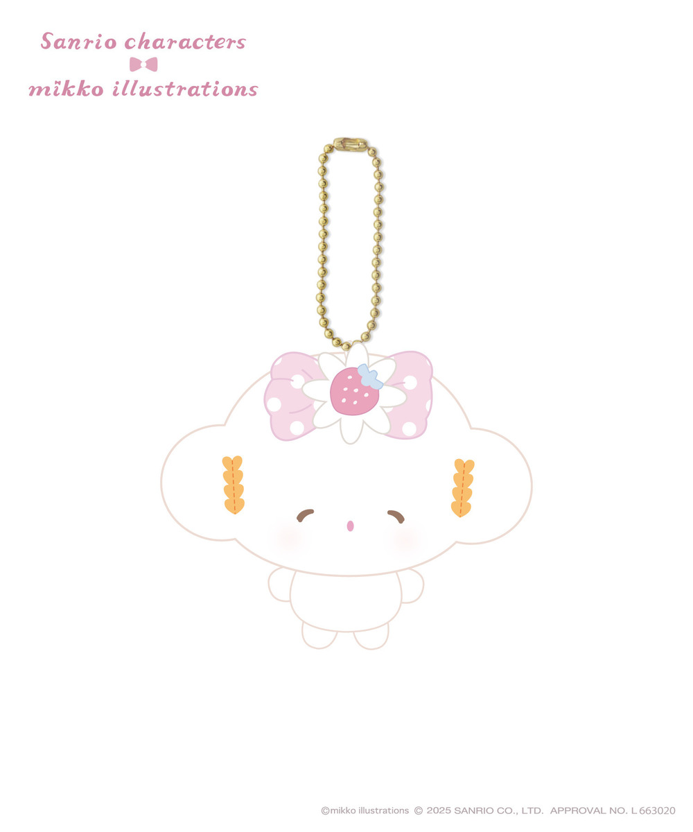 『mikko illustrations × sanrio characters 』ぬいぐるみキーホルダー_こぎみゅん【二次受注】 詳細画像 - 1