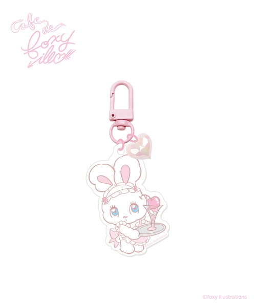 【foxy illustrations】アクリルチャーム_BUNNY