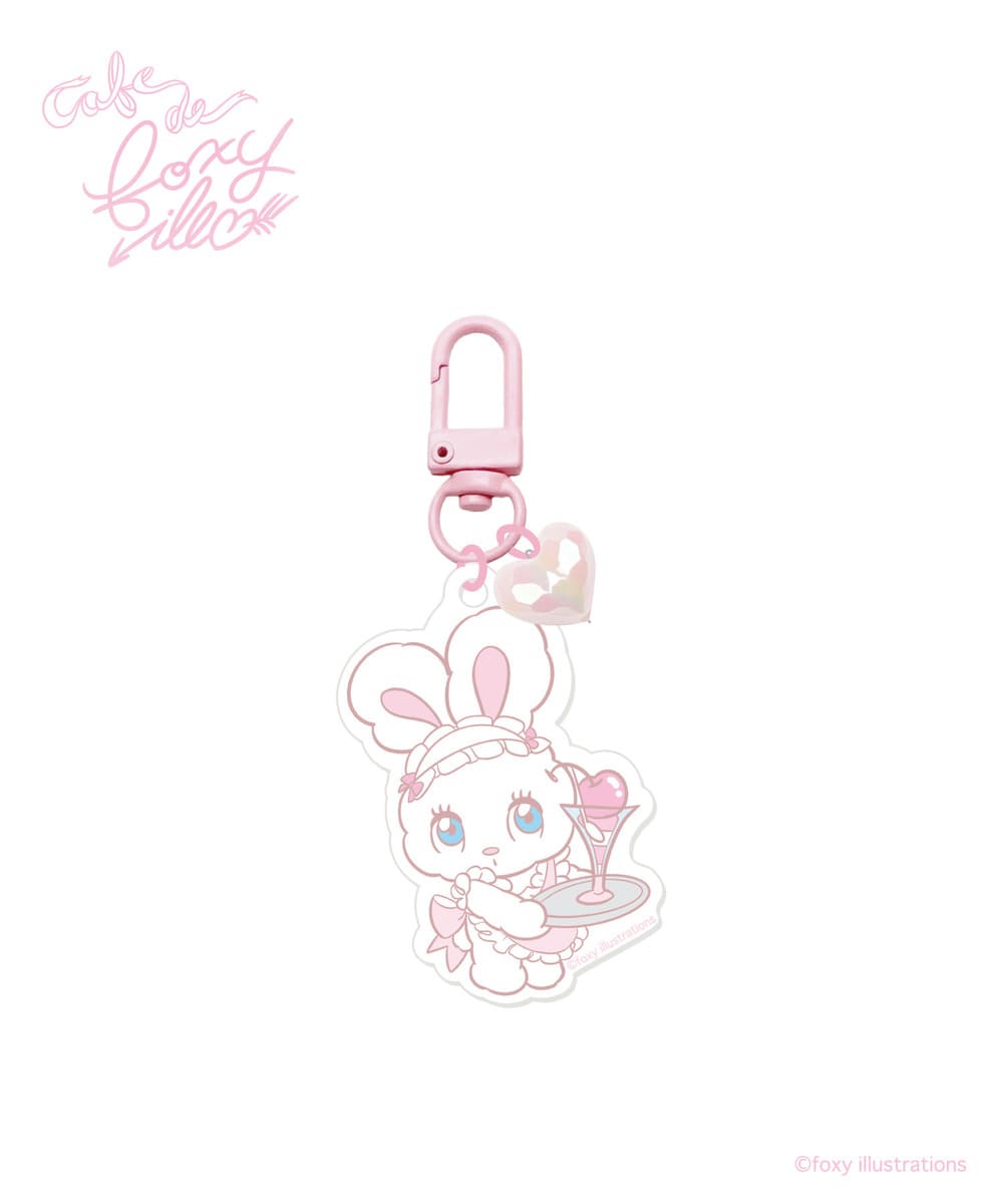 【foxy illustrations】アクリルチャーム_BUNNY 詳細画像 - 1