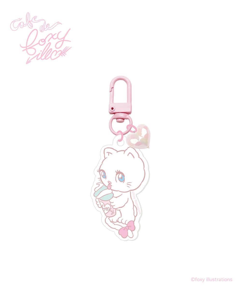 【foxy illustrations】アクリルチャーム_CAT 詳細画像 - 1