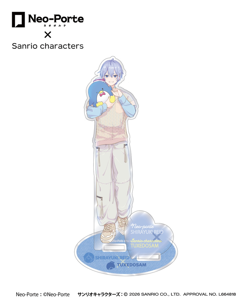 『Neo-Porte&times;Sanrio characters』アクリルスタンド_白雪レイド&times;タキシードサム 詳細画像 - 2