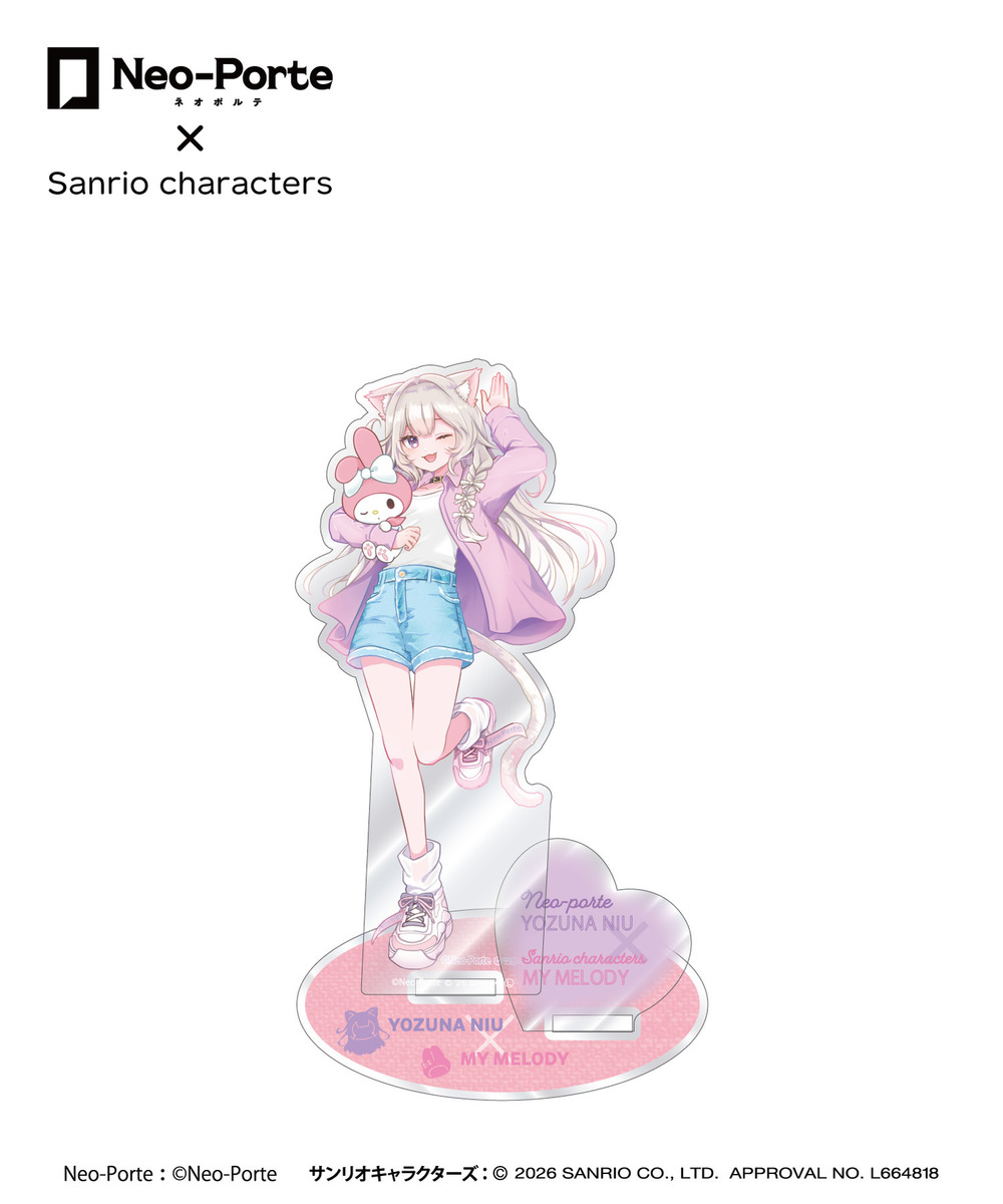 『Neo-Porte&times;Sanrio characters』アクリルスタンド_夜絆ニウ&times;マイメロディ 詳細画像 - 2