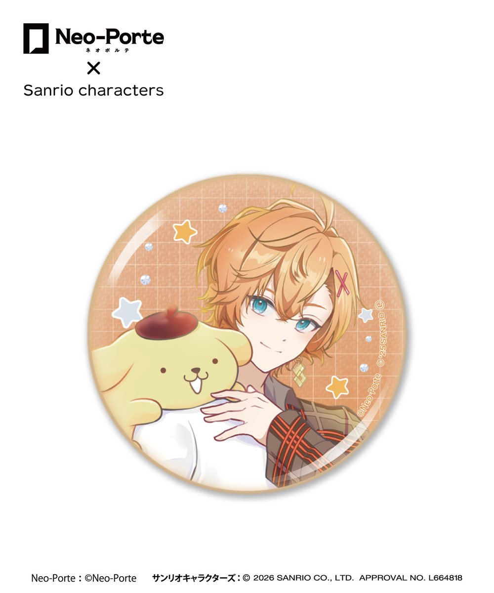 『Neo-Porte&times;Sanrio characters』トレーディング缶バッジ（全7種） 詳細画像 - 2