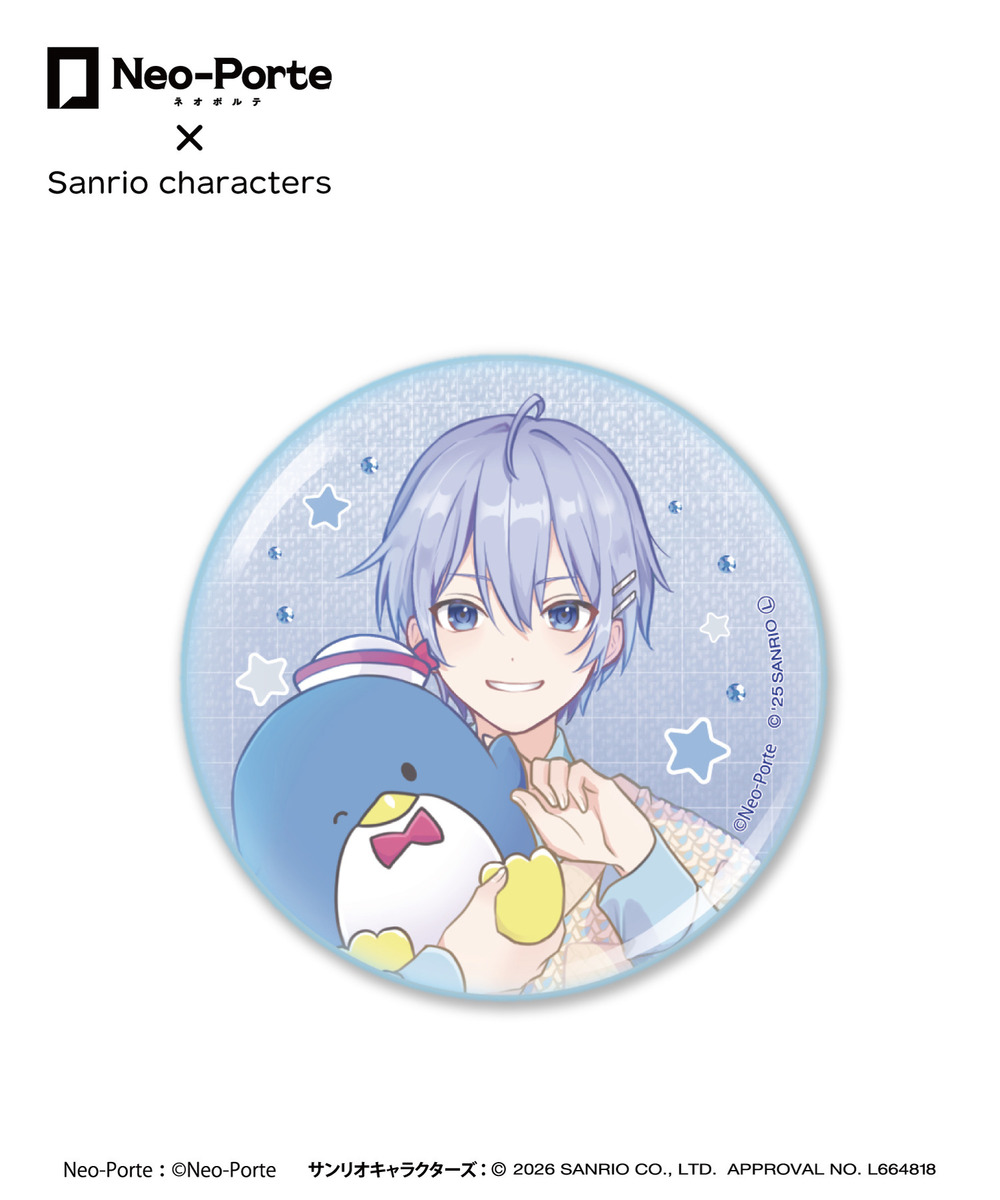 『Neo-Porte&times;Sanrio characters』トレーディング缶バッジ（全7種） 詳細画像 - 3