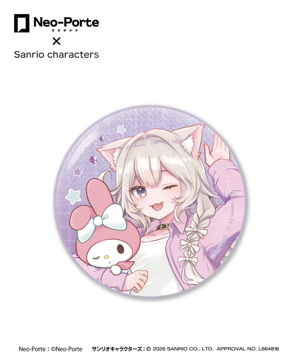 『Neo-Porte&times;Sanrio characters』トレーディング缶バッジ（全7種） 詳細画像 - 6