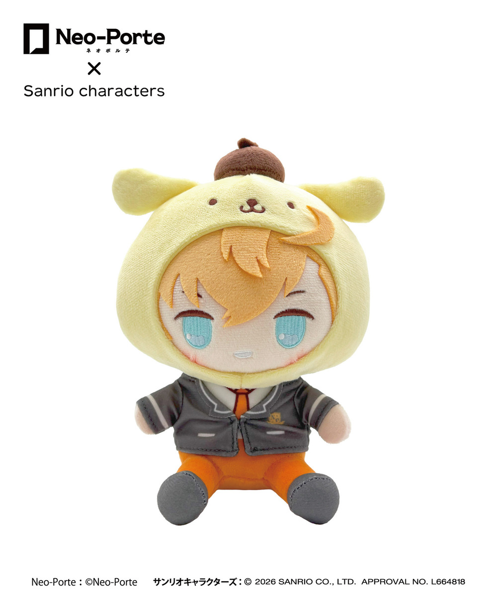 『Neo-Porte&times;Sanrio characters』ふわフレぬいぐるみ_渋谷ハル&times;ポムポムプリン 詳細画像 - 1