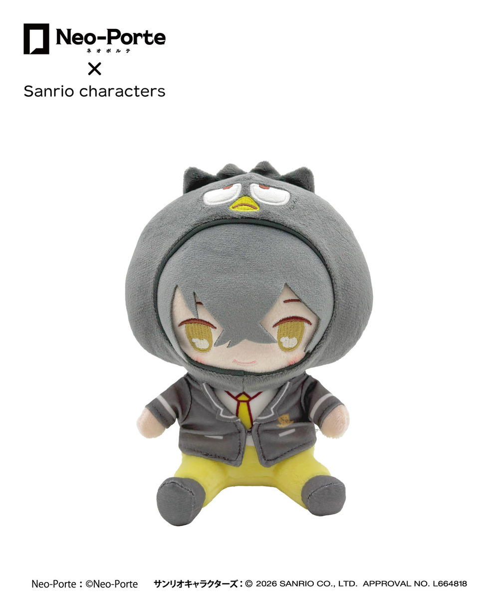 『Neo-Porte&times;Sanrio characters』ふわフレぬいぐるみ_或世イヌ&times;バッドばつ丸 詳細画像 - 1