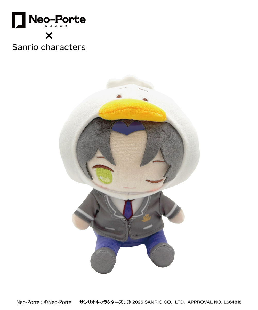 『Neo-Porte&times;Sanrio characters』ふわフレぬいぐるみ_麻倉シノ&times;あひるのペックル 詳細画像 - 1