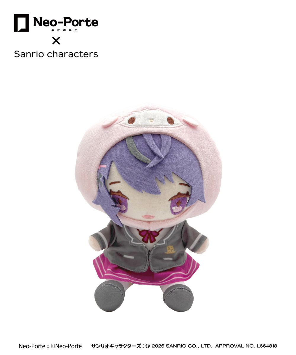 『Neo-Porte&times;Sanrio characters』ふわフレぬいぐるみ_甘音あむ&times;マイスウィートピアノ 詳細画像 - 1