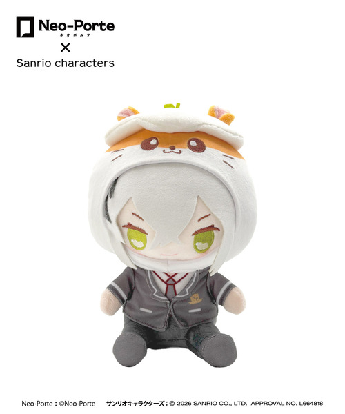 『Neo-Porte×Sanrio characters』ふわフレぬいぐるみ_日裏クロ×コロコロクリリン