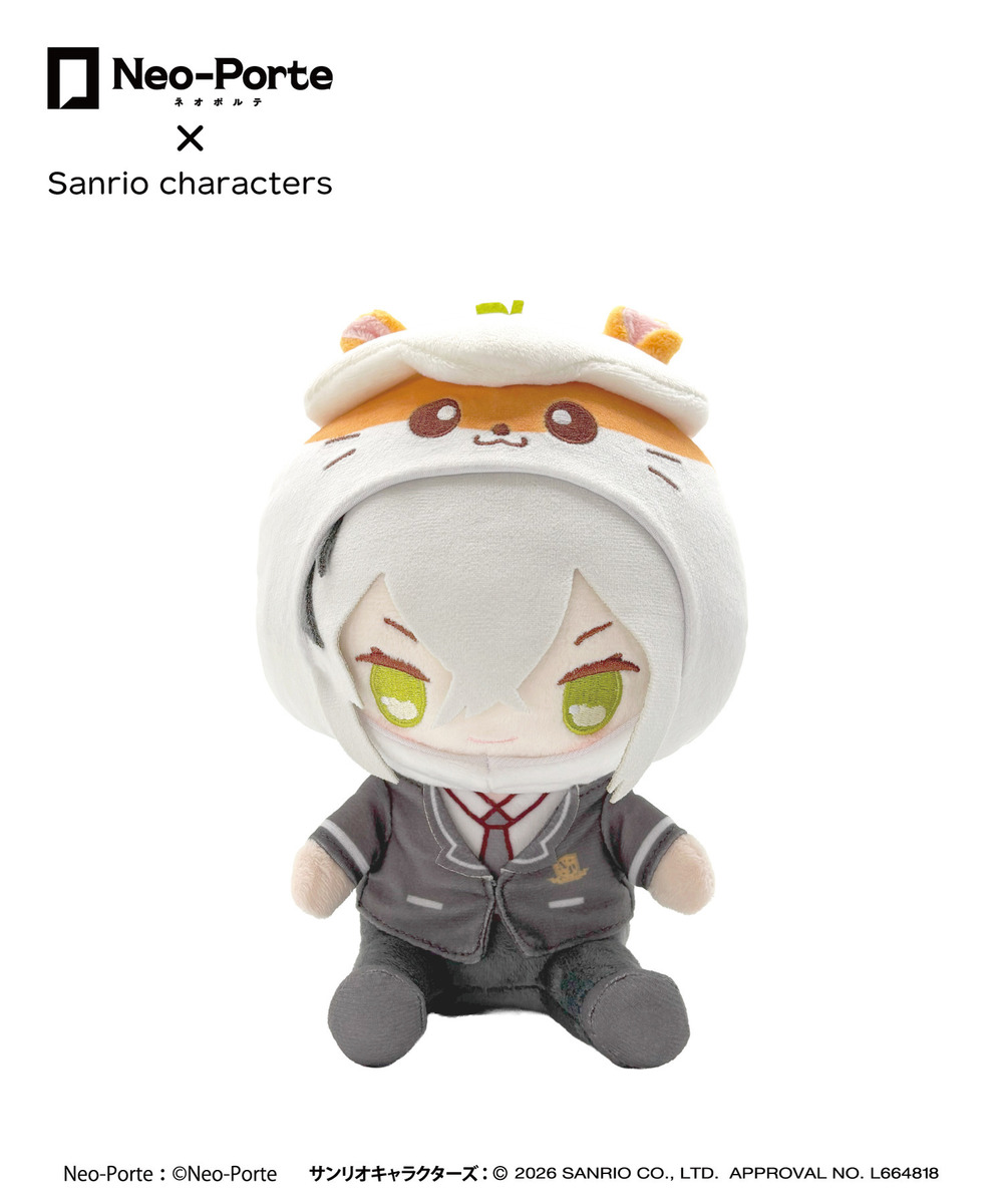 『Neo-Porte&times;Sanrio characters』ふわフレぬいぐるみ_日裏クロ&times;コロコロクリリン 詳細画像 - 1