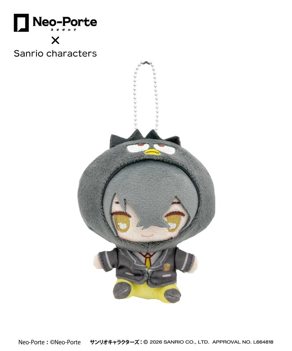 『Neo-Porte&times;Sanrio characters』ぬいぐるみキーホルダー_或世イヌ&times;バッドばつ丸 詳細画像 - 1