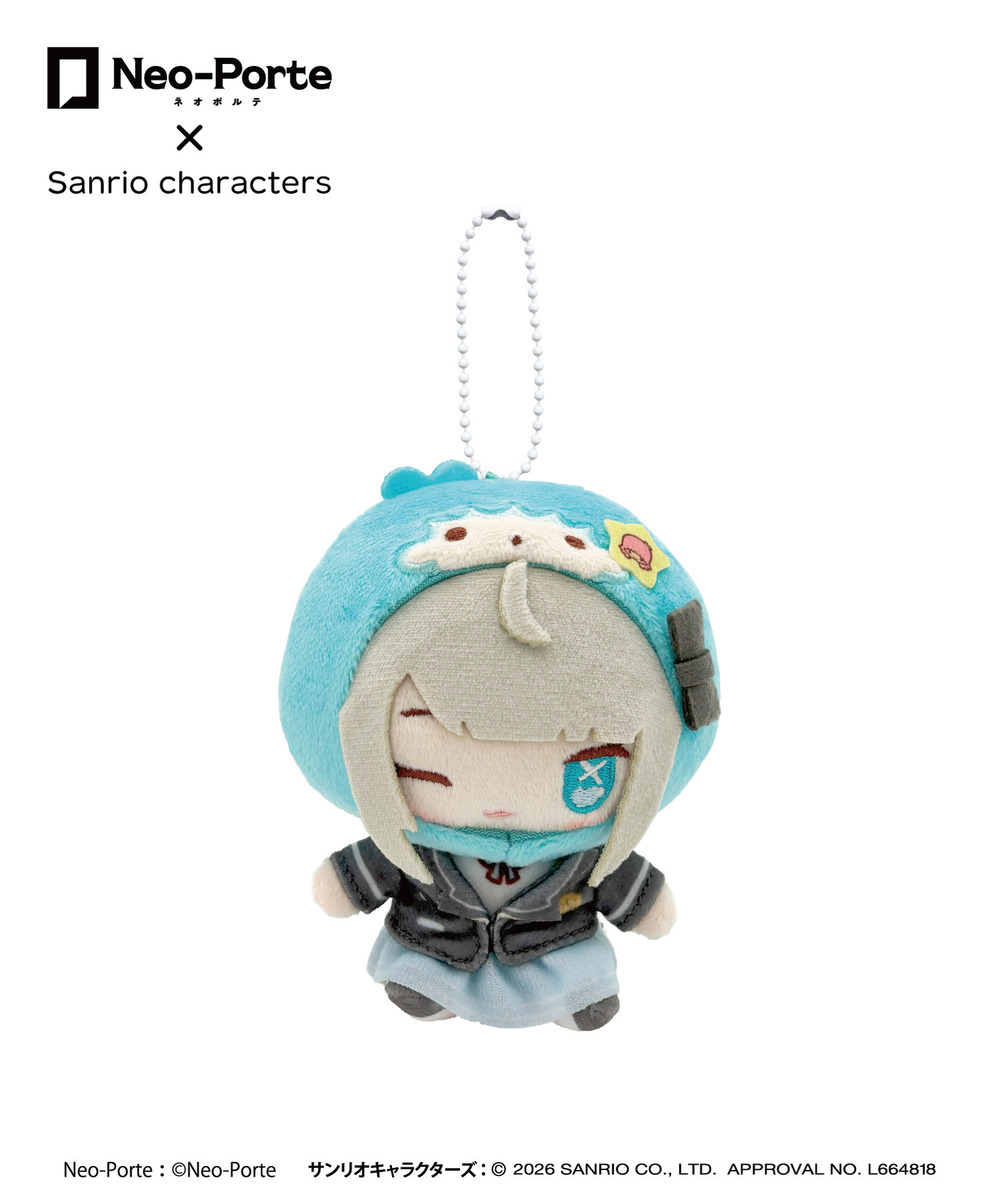 『Neo-Porte&times;Sanrio characters』ぬいぐるみキーホルダー_絲依とい&times;リトルツインスターズ（キキ） 詳細画像 - 1