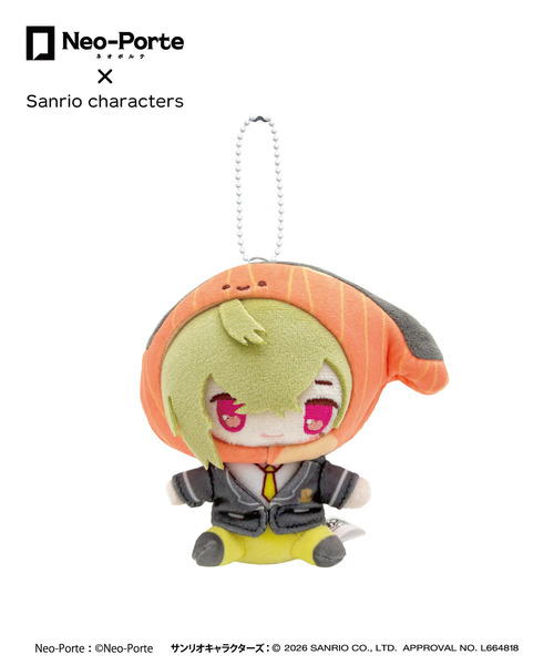 『Neo-Porte×Sanrio characters』ぬいぐるみキーホルダー_瀬尾カザリ×KIRIMIちゃん.