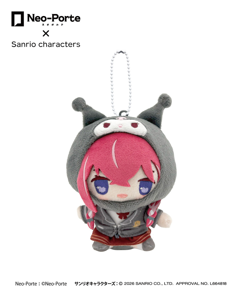 『Neo-Porte&times;Sanrio characters』ぬいぐるみキーホルダー_昏昏アリア&times;クロミ 詳細画像 - 1