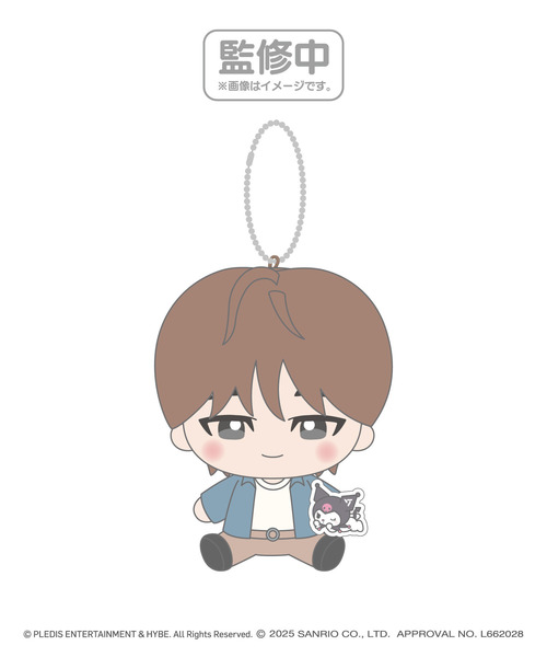 「SEVENTEEN×SANRIO CHARACTERS」ぬいぐるみキーホルダー_WONWOO
