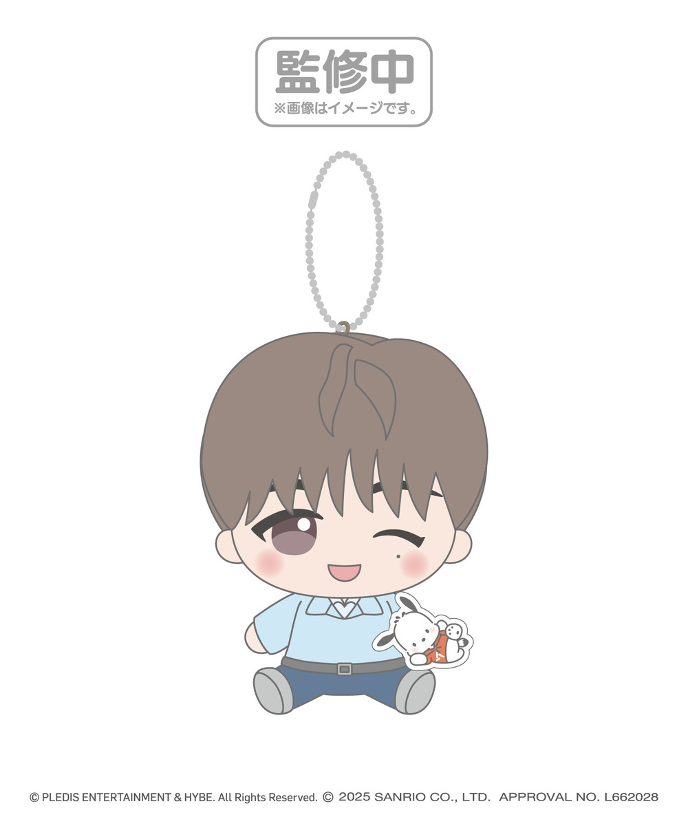 「SEVENTEEN×SANRIO CHARACTERS」ぬいぐるみキーホルダー_DK 詳細画像 - 1