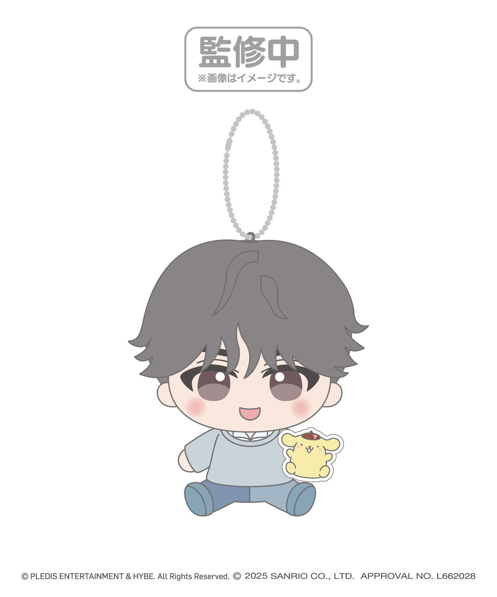 「SEVENTEEN×SANRIO CHARACTERS」ぬいぐるみキーホルダー_MINGYU 詳細画像 - 1