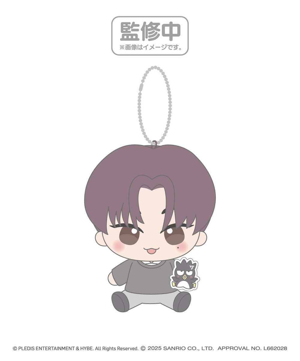 「SEVENTEEN×SANRIO CHARACTERS」ぬいぐるみキーホルダー_SEUNGKWAN 詳細画像 - 1