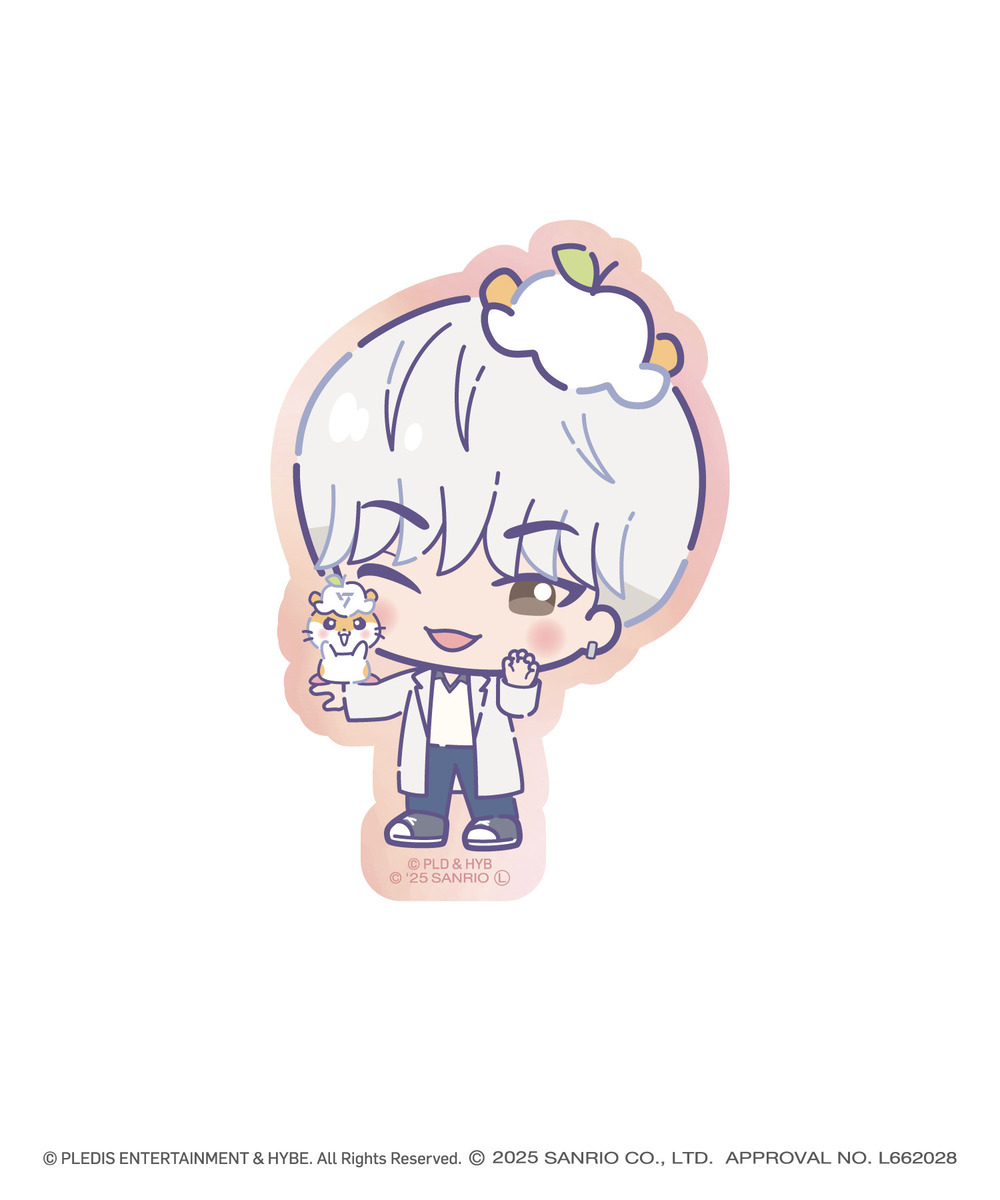 「SEVENTEEN×SANRIO CHARACTERS」オーロラステッカー_HOSHI 詳細画像 - 1