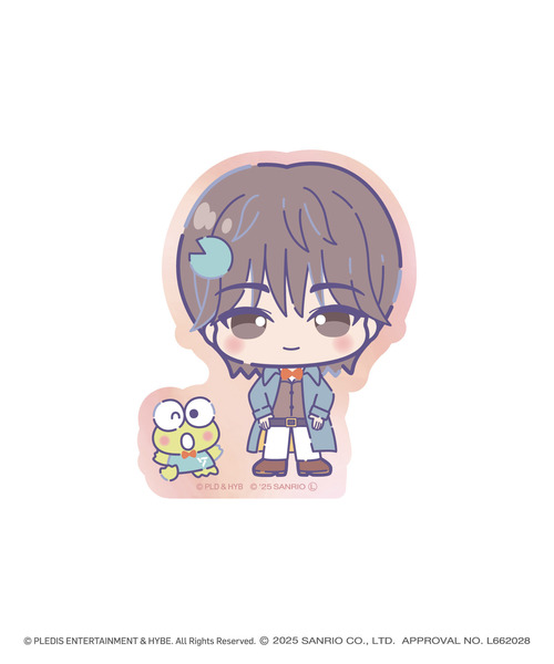 「SEVENTEEN×SANRIO CHARACTERS」オーロラステッカー_THE 8