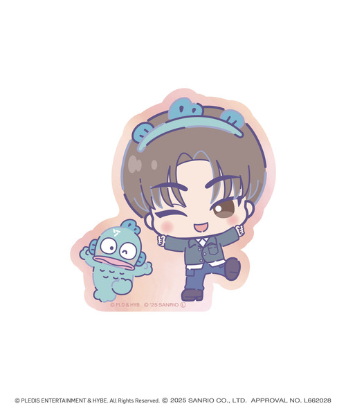 「SEVENTEEN×SANRIO CHARACTERS」オーロラステッカー_DINO
