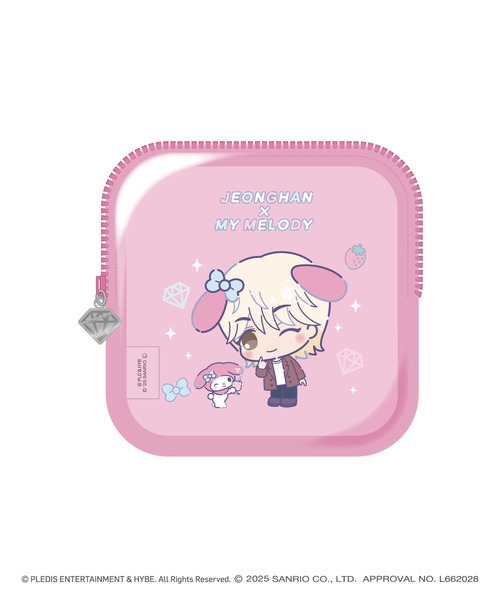 「SEVENTEEN×SANRIO CHARACTERS」スクエアポーチ_JEONGHAN