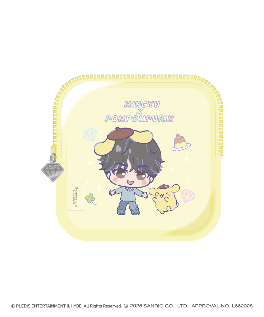 「SEVENTEEN×SANRIO CHARACTERS」スクエアポーチ_MINGYU 詳細画像 - 1