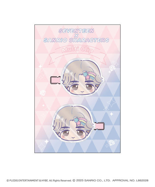 「SEVENTEEN×SANRIO CHARACTERS」マルチクリップ_S.COUPS