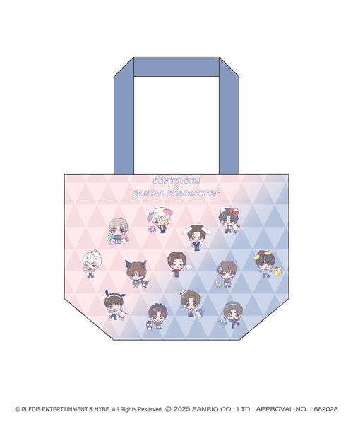 「SEVENTEEN×SANRIO CHARACTERS」レジャーバッグ