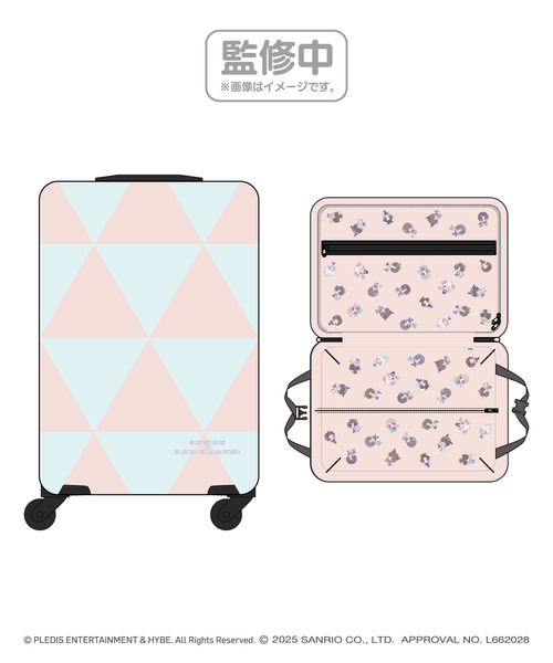 「SEVENTEEN×SANRIO CHARACTERS」キャリーケース