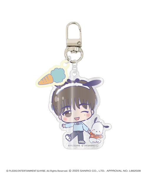 「SEVENTEEN×SANRIO CHARACTERS」キーホルダー_DK