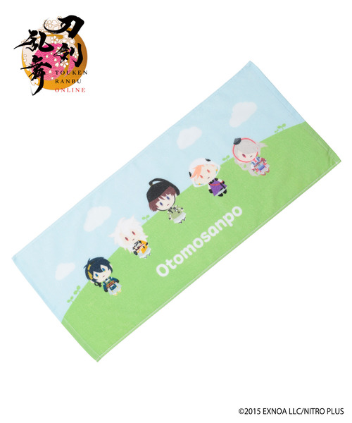 『刀剣乱舞ONLINE』「御伴散歩」三条派 フェイスタオル