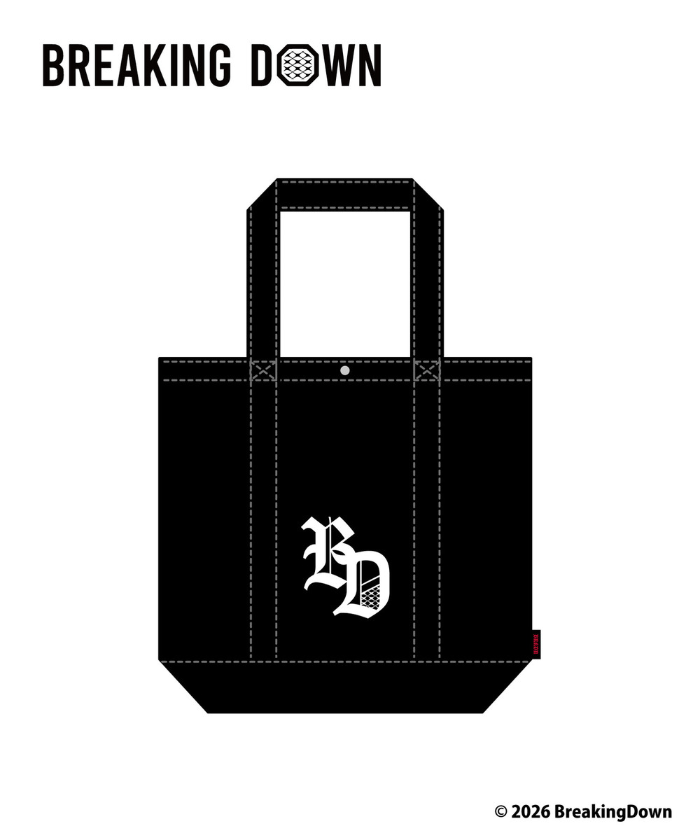 「BreakingDown」トートバッグ_A 詳細画像 - 1