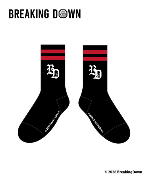 「BreakingDown」ロングソックス_A
